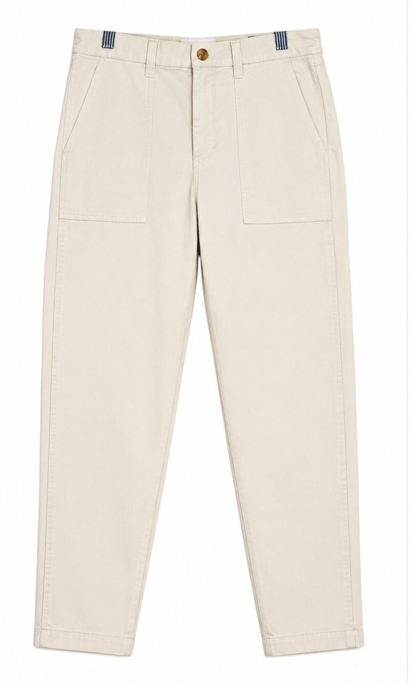 Vuori Anza Utility Pants Structured Twill Relaxed Barrel Leg Size S